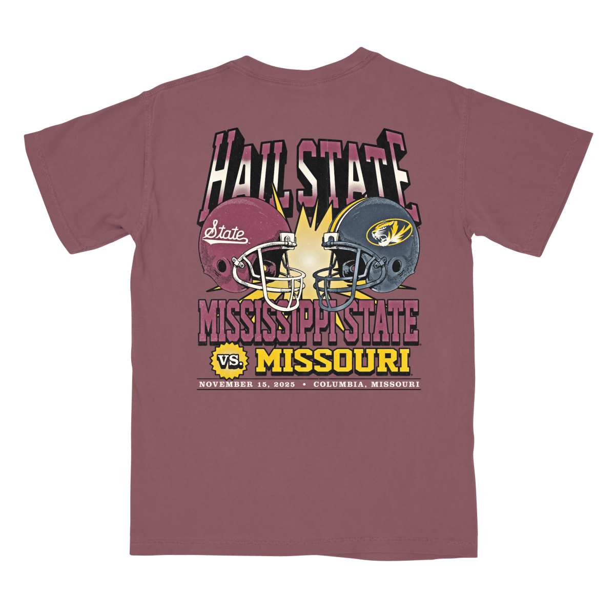 Mississippi State University vs. Missouri Game Day 2025 T-Shirt - Shop B - Unlimited -