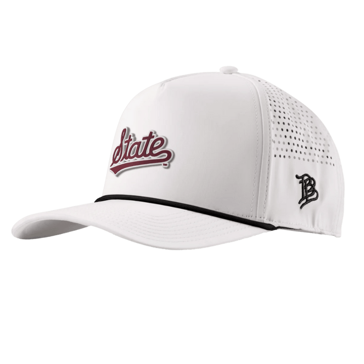 MSU Branded Bills State Script 5 Panel Rope Hat - Shop B - Unlimited - caps adjustable