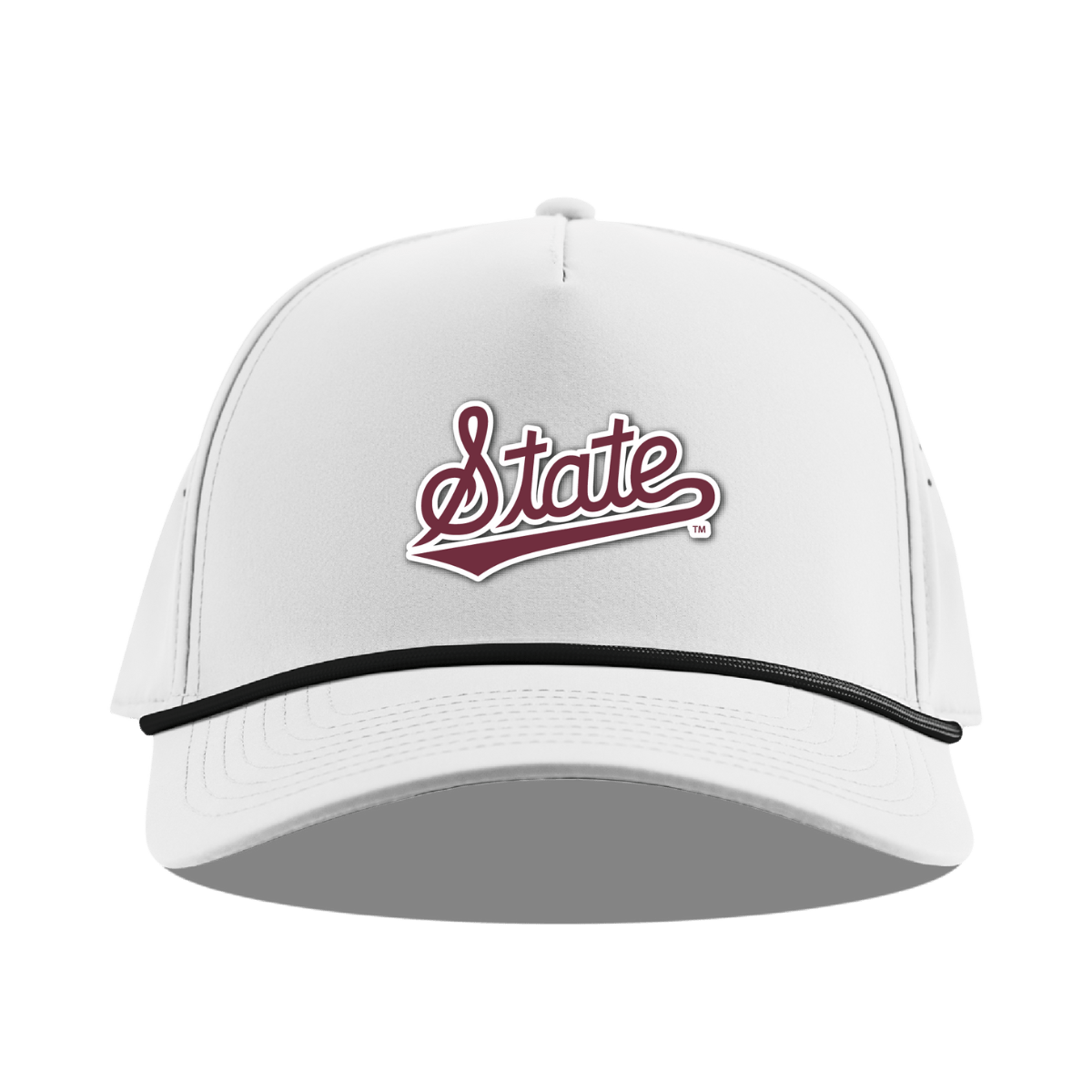 MSU Branded Bills State Script 5 Panel Rope Hat - Shop B - Unlimited - caps adjustable