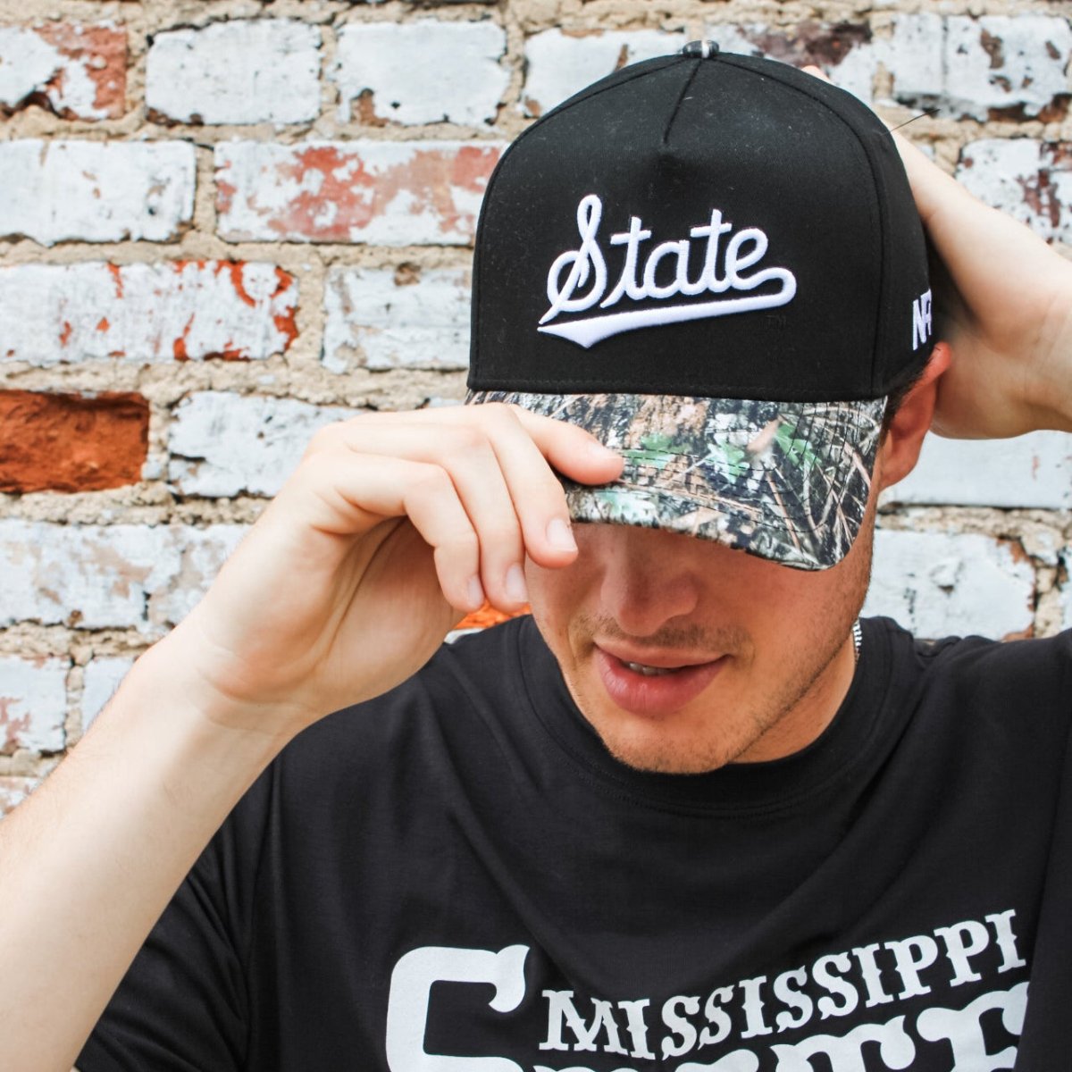 MSU Bulldogs No Rivals Camo Hat - Shop B - Unlimited - caps adjustable