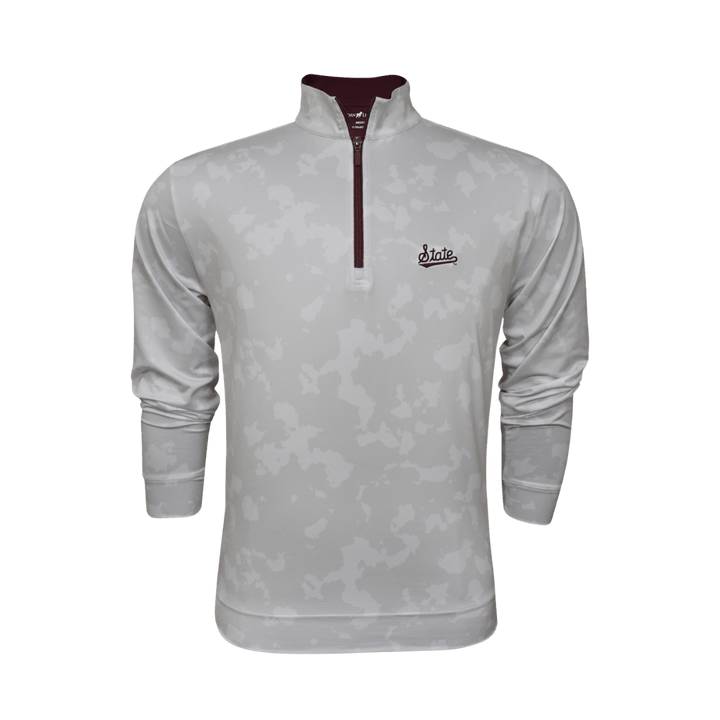 MSU Horn Legend 1/4 Zip Camo Pullover - Shop B - Unlimited - men outerwear