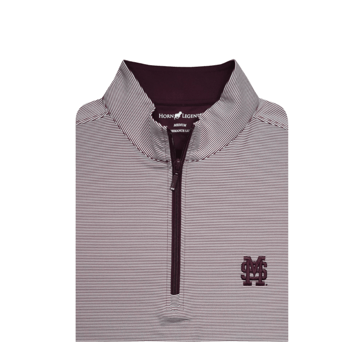 MSU Horn Legend M over S 1/4 Zip Pullover - Shop B - Unlimited - men outerwear