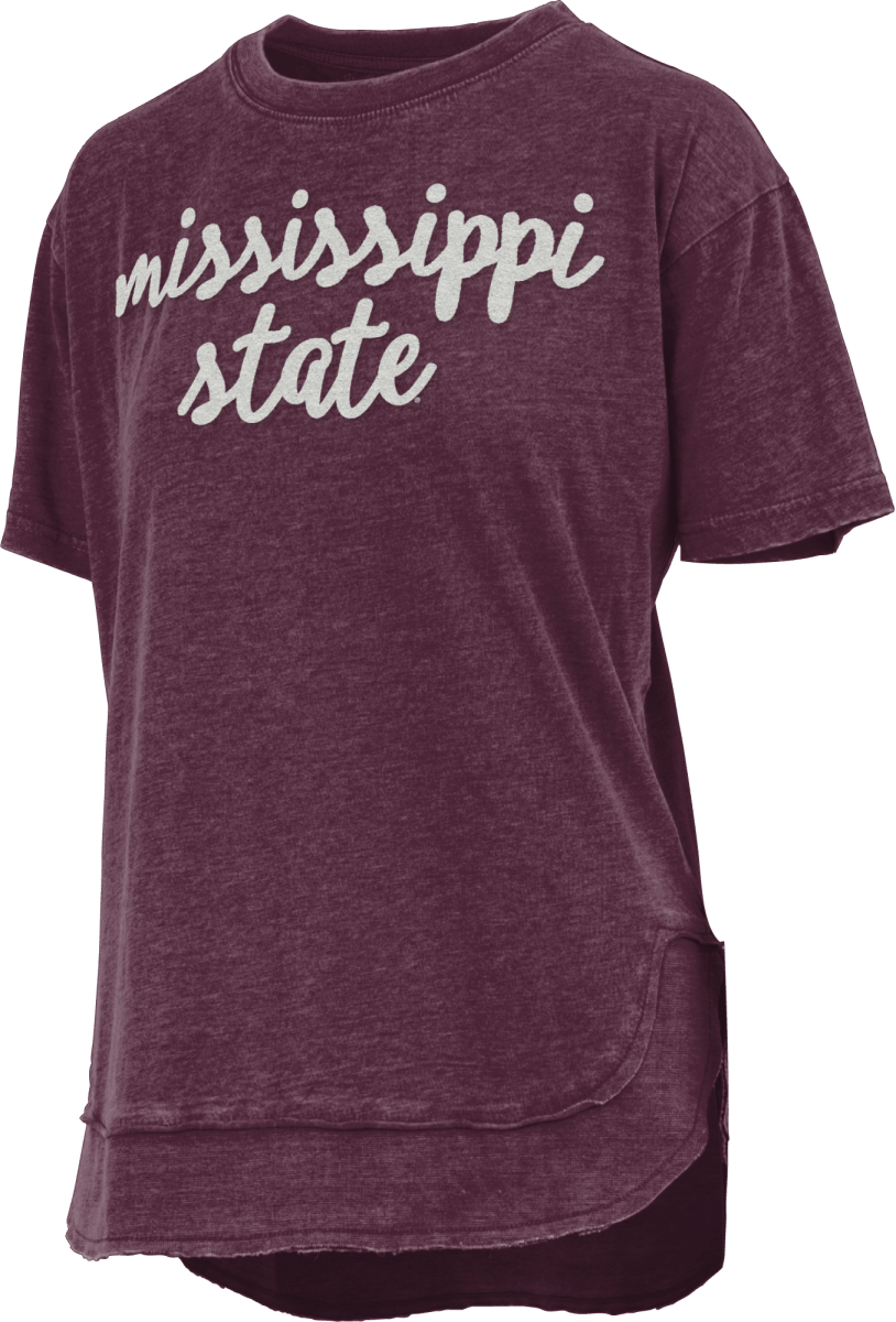 MSU Pressbox Chenille Chelsea Short Sleeve - Shop B - Unlimited - women tee