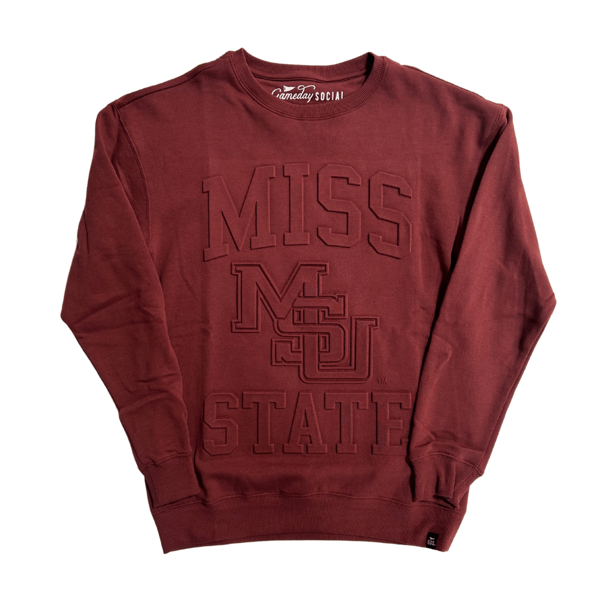 MSU Vintage Vault Embossed Sweatshirt - Shop B - Unlimited - men fleece