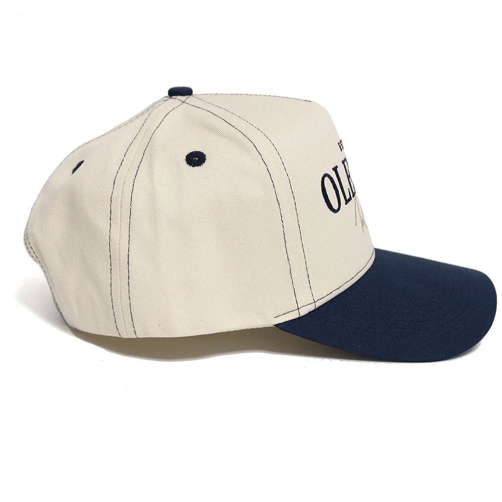 Navy Blue Ole Miss No Rivals Vintage Hat - Shop B - Unlimited - caps adjustable