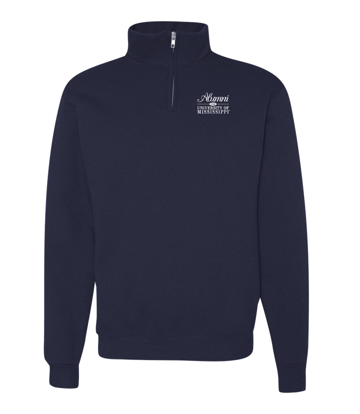 Ole Miss Alumni Embroidered 1/4 Zip Pullover - Shop B - Unlimited - men fleece