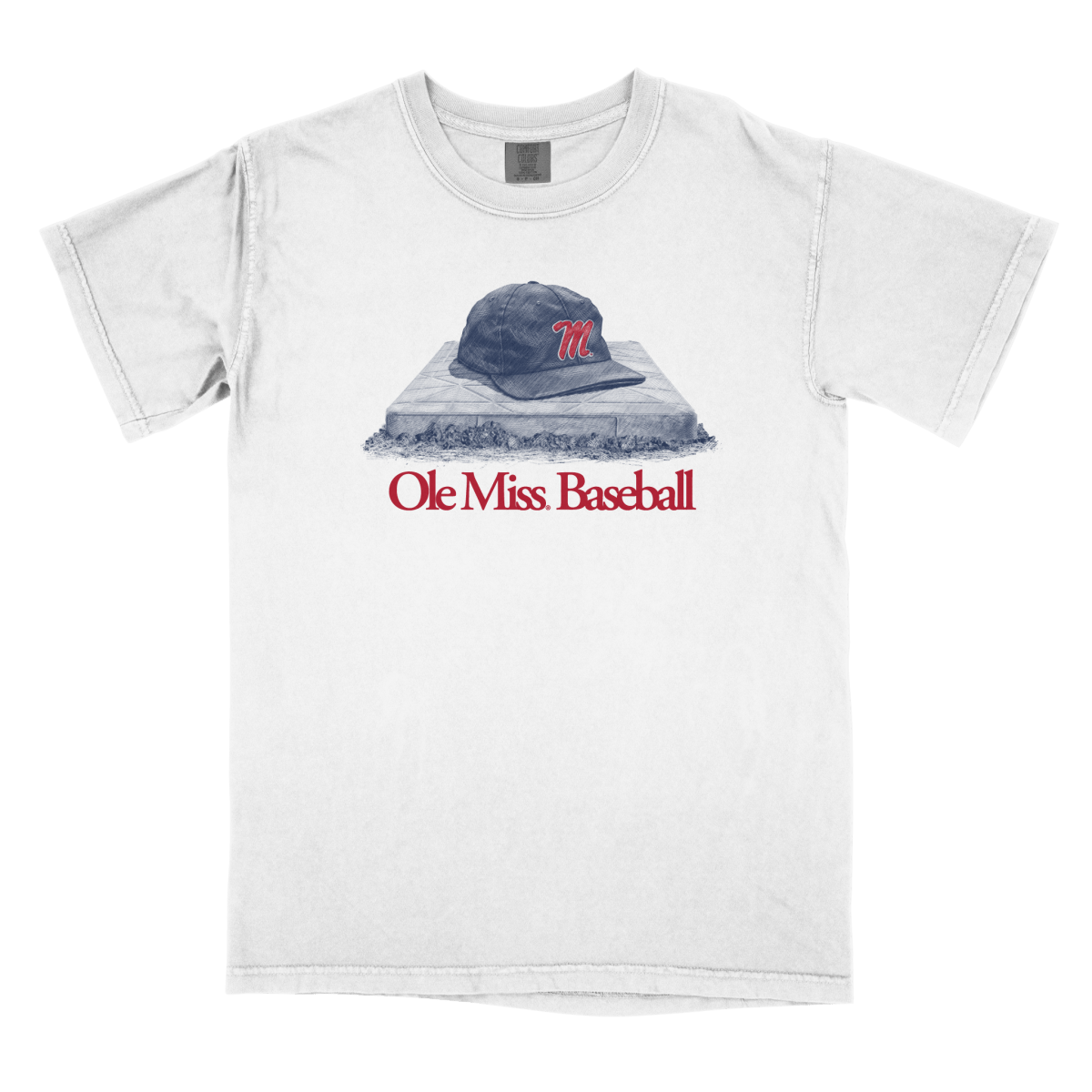 Ole Miss Baseball Hat T-Shirt - Shop B - Unlimited - men tee