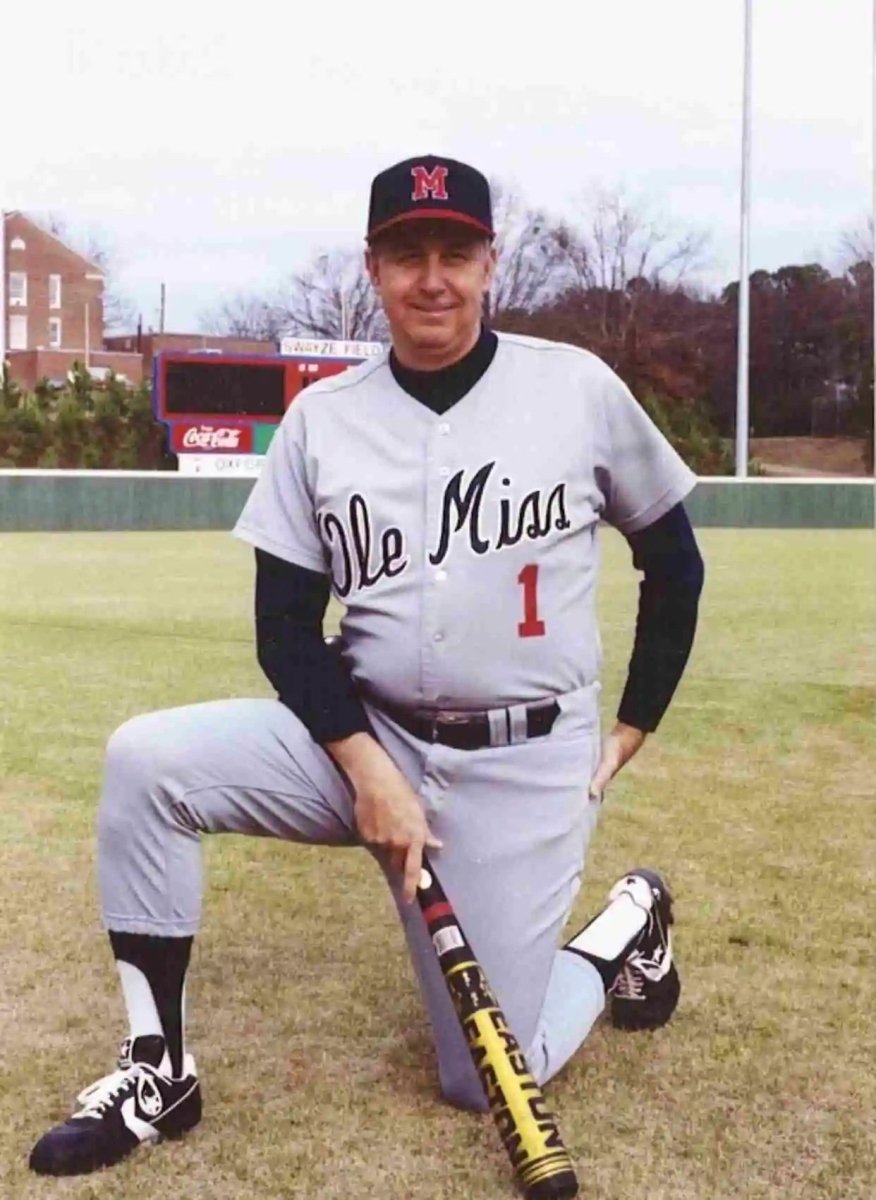 Ole Miss Baseball Throwback 1990's Baseball Jersey T-Shirt - Game Day Apparel -