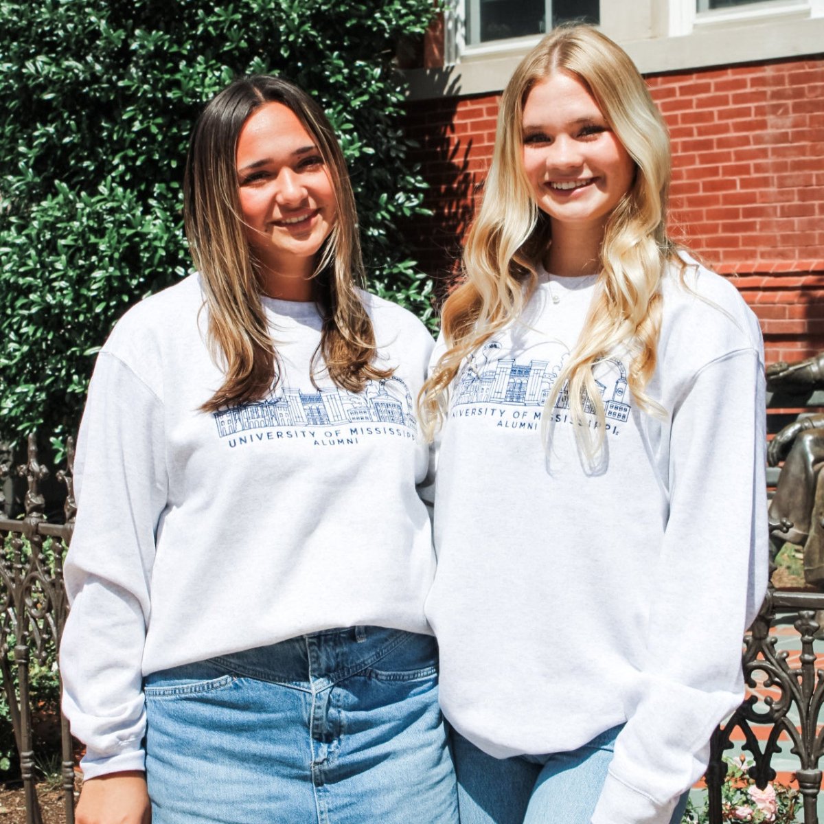 Ole Miss Campus Embroidered Alumni Sweatshirt - Shop B - Unlimited - men fleece