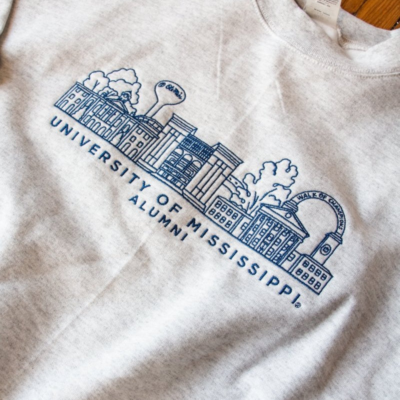 Ole Miss Campus Embroidered Alumni Sweatshirt - Shop B - Unlimited - men fleece