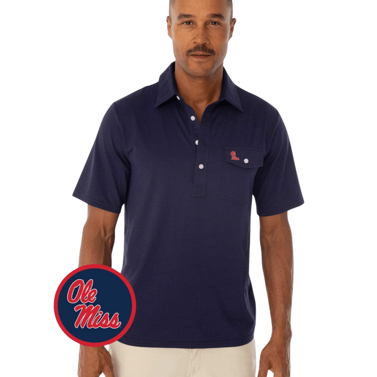 Ole Miss Criquet Performance Players Polo - Shop B - Unlimited - men resort