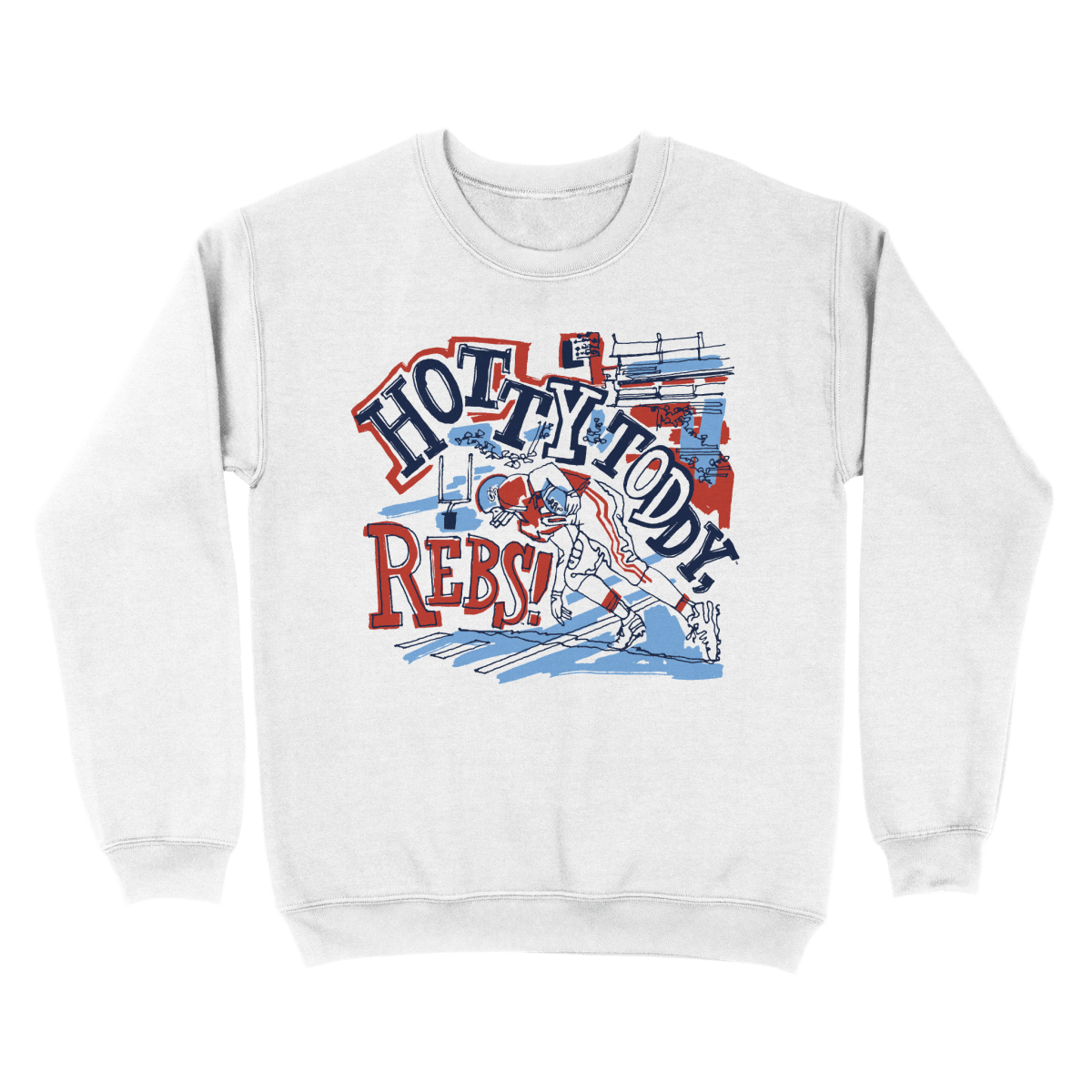 Ole Miss Down The Field Youth Sweatshirt - Game Day Apparel -