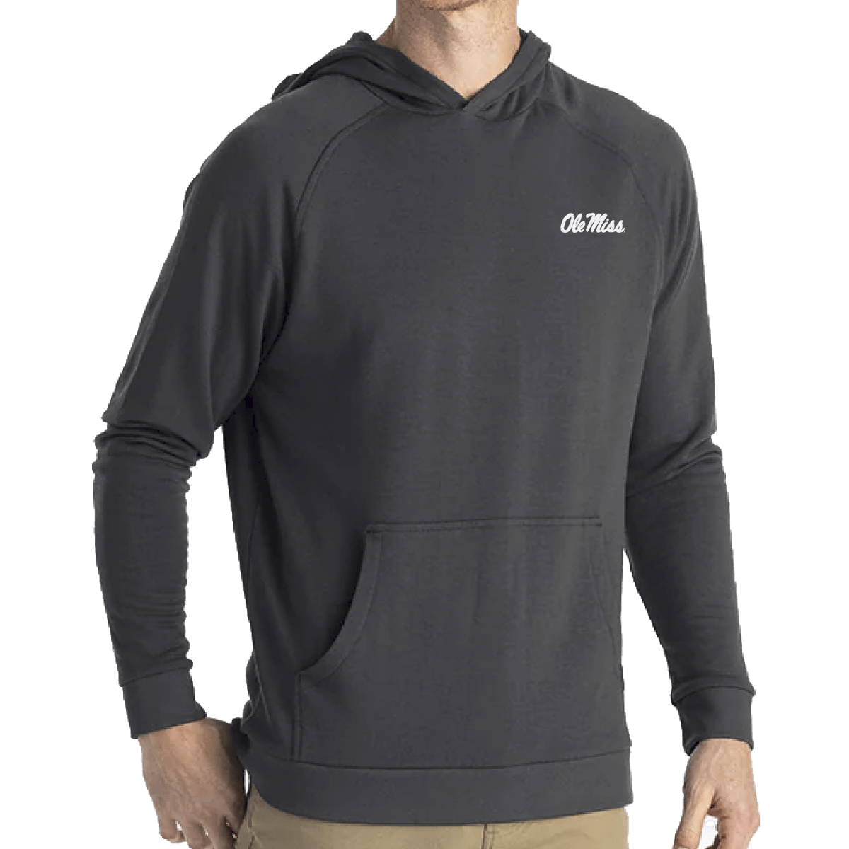 Ole Miss Free Fly Men's Bamboo Lightweight Fleece Hoodie - Shop B - Unlimited - men outerwear