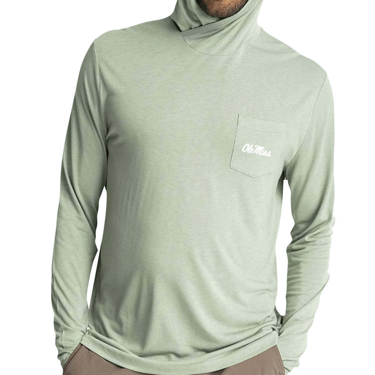 Ole Miss Free Fly Men's Bamboo Lightweight Hoodie - Shop B - Unlimited -