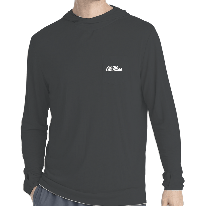 Ole Miss Free Fly Men's Bamboo Lightweight Hoodie - Shop B - Unlimited -