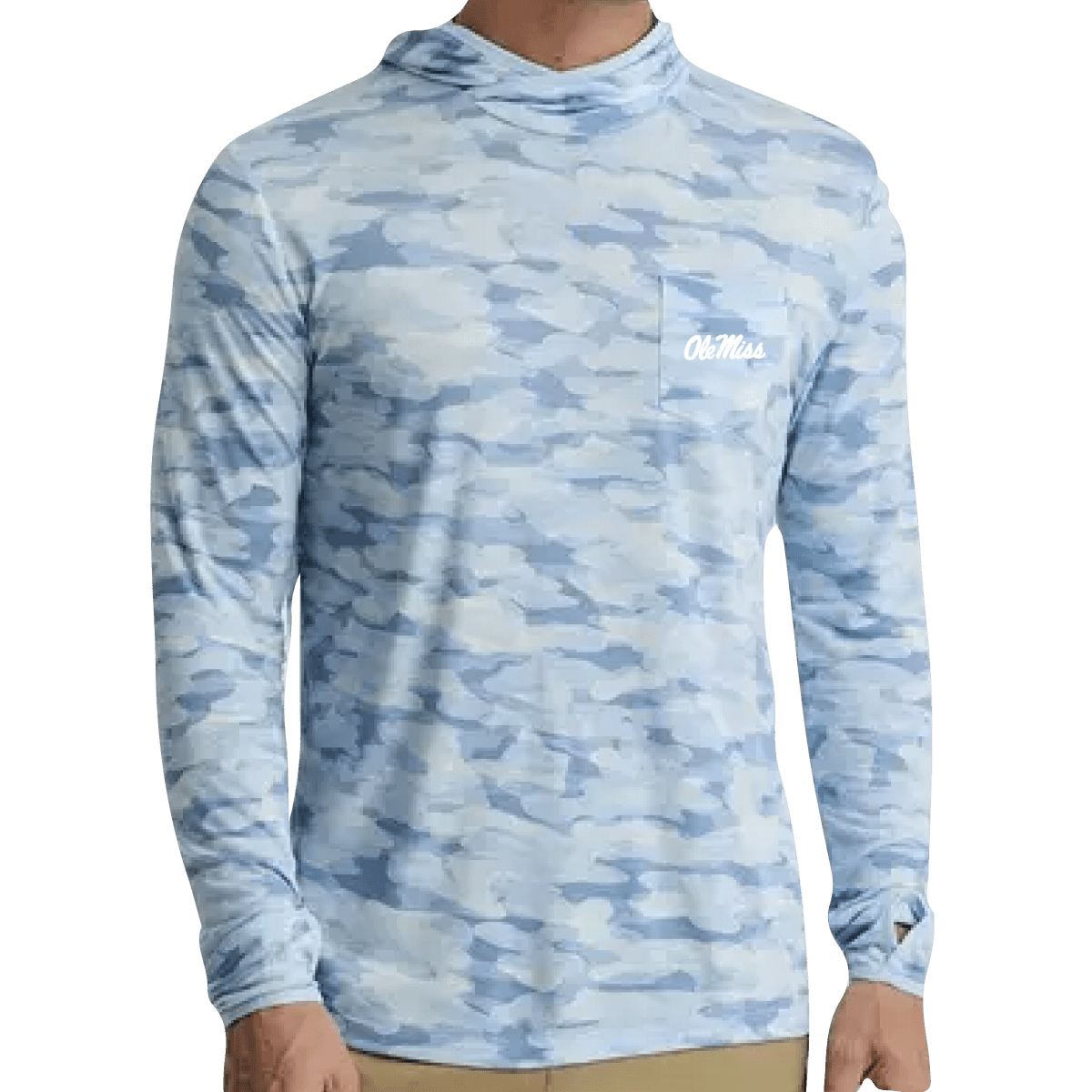 Ole Miss Free Fly Men's Bamboo Lightweight Hoodie - Shop B - Unlimited -