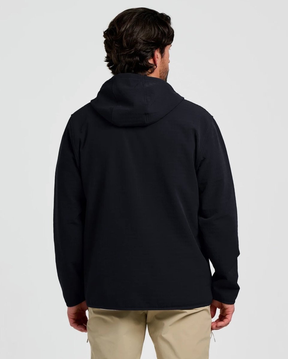 Ole Miss Free Fly Men's Gridback Fleece Anorak Hoodie - Shop B - Unlimited -