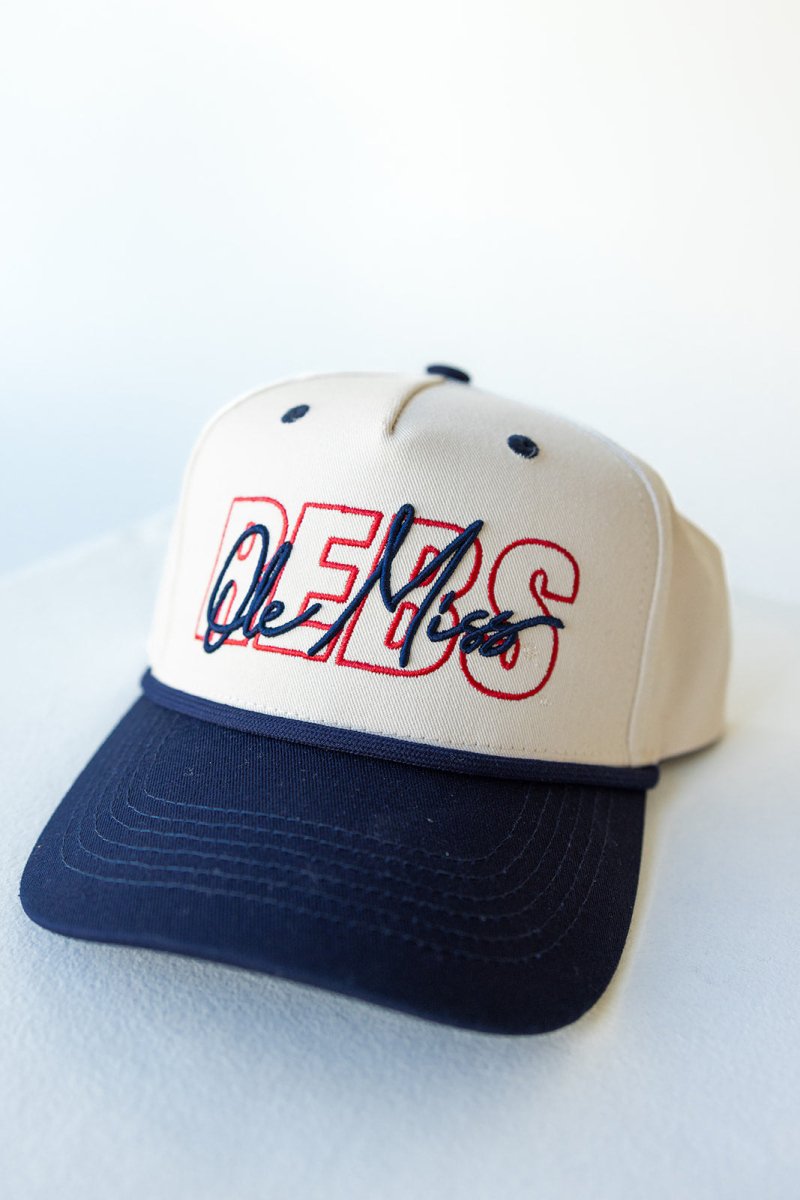 Ole Miss Gerald Script Trucker Hat - Shop B - Unlimited -