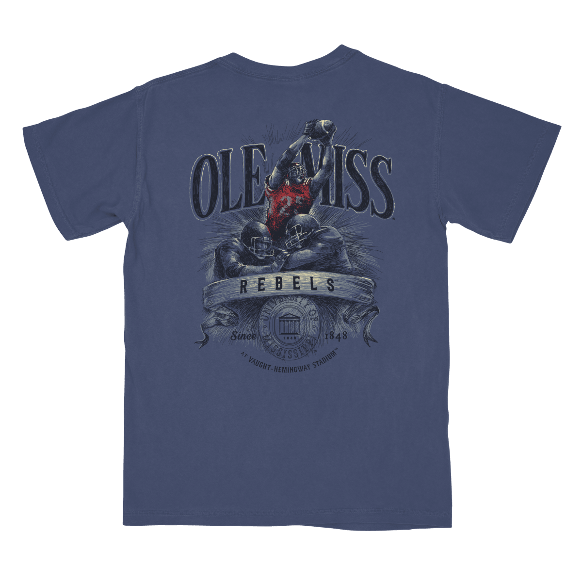 Ole Miss Gridiron Hero T-Shirt - Game Day Apparel -