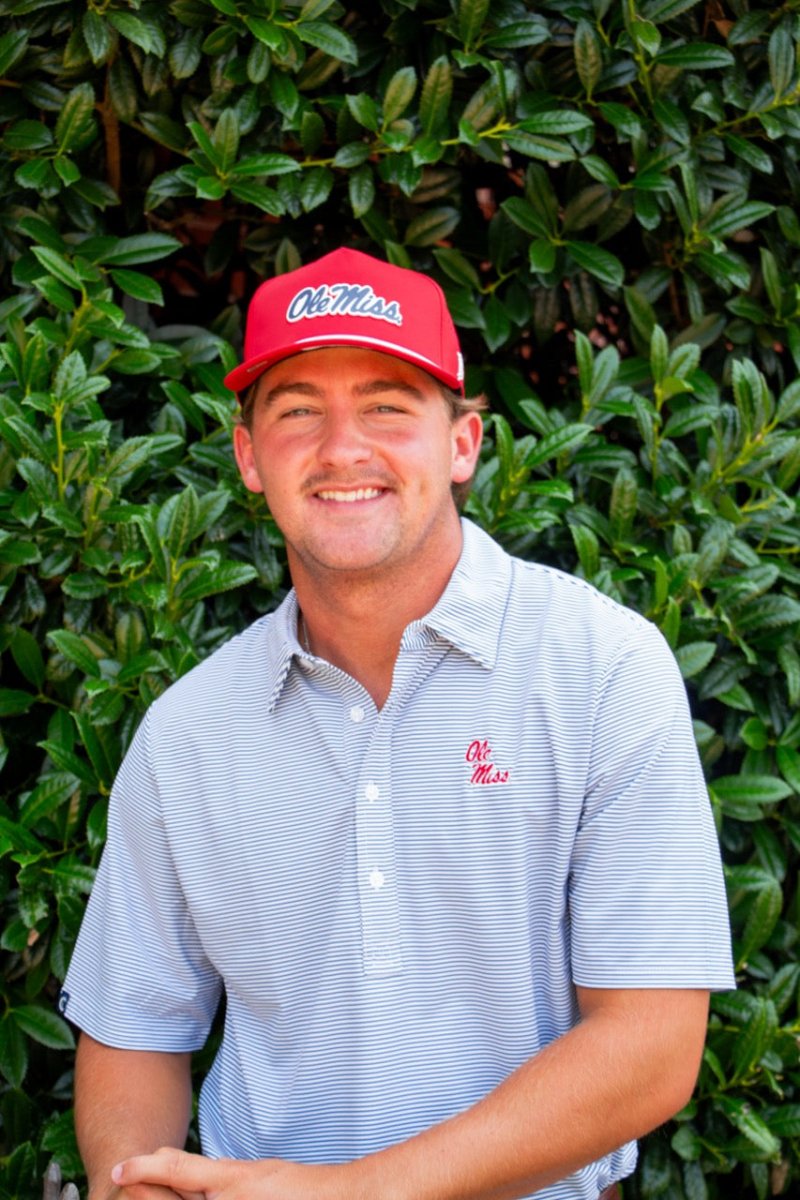 Ole Miss Helmet Script Criquet Performance Sport Range Polo - Game Day Apparel - Polo