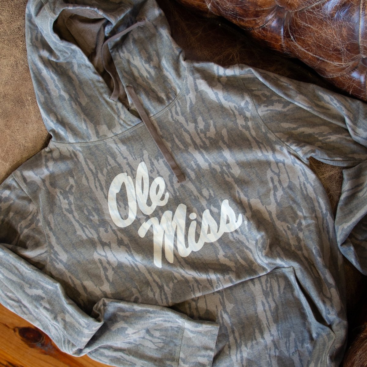 Ole Miss Mossy Oak Logo Hoodie - Shop B - Unlimited - men fleece