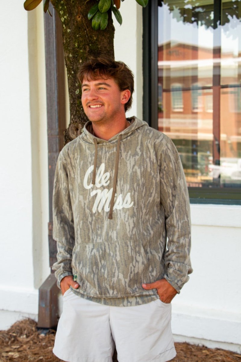 Ole Miss Mossy Oak Logo Hoodie - Game Day Apparel - Sweatshirts