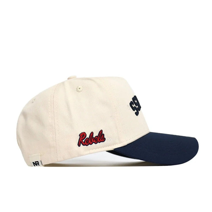 Ole Miss No Rivals Upside Down REBELS Classic Colors Plain Hat - Shop B - Unlimited - caps adjustable