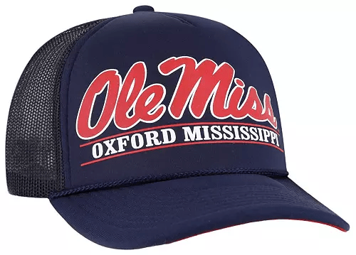 Ole Miss Oxford MS 47 Brand Retro Region Foam Trucker Hat - Shop B - Unlimited - caps adjustable
