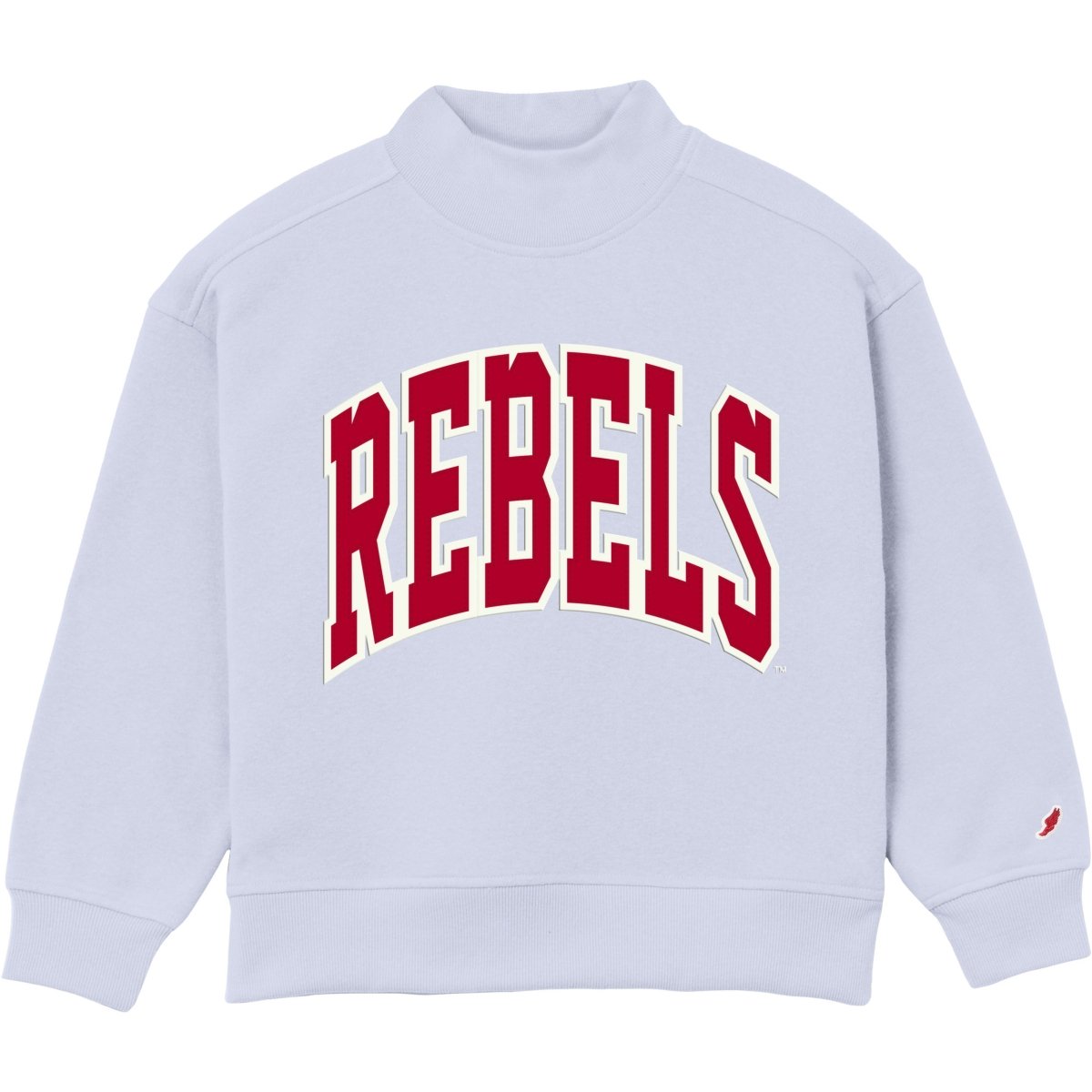 Ole Miss Rebels Arched Youth Mockneck Sweatshirt - Game Day Apparel - Sweatshirts