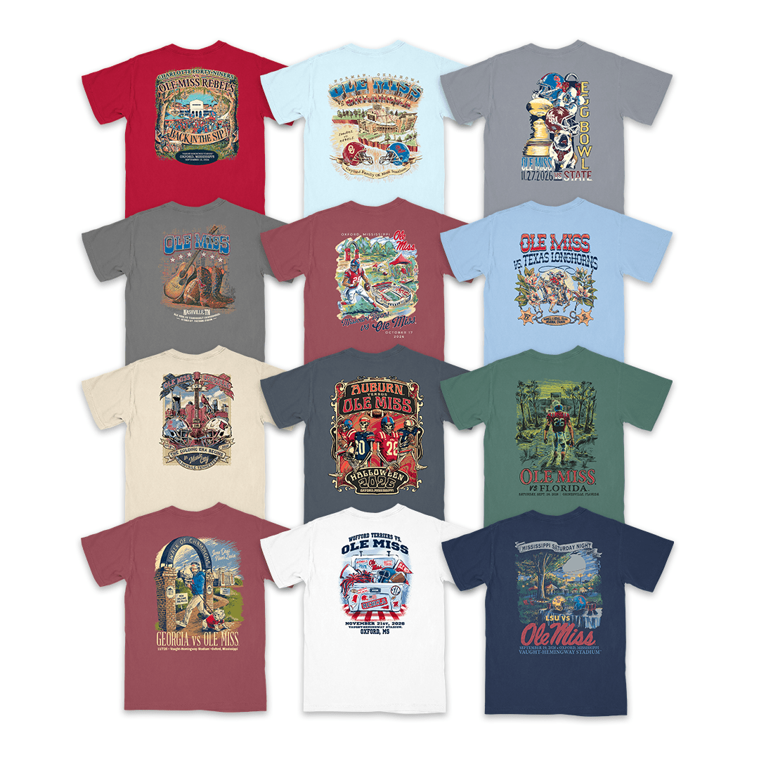 Ole Miss Rebels Game Day Tees Bundle 2026 - Game Day Apparel -