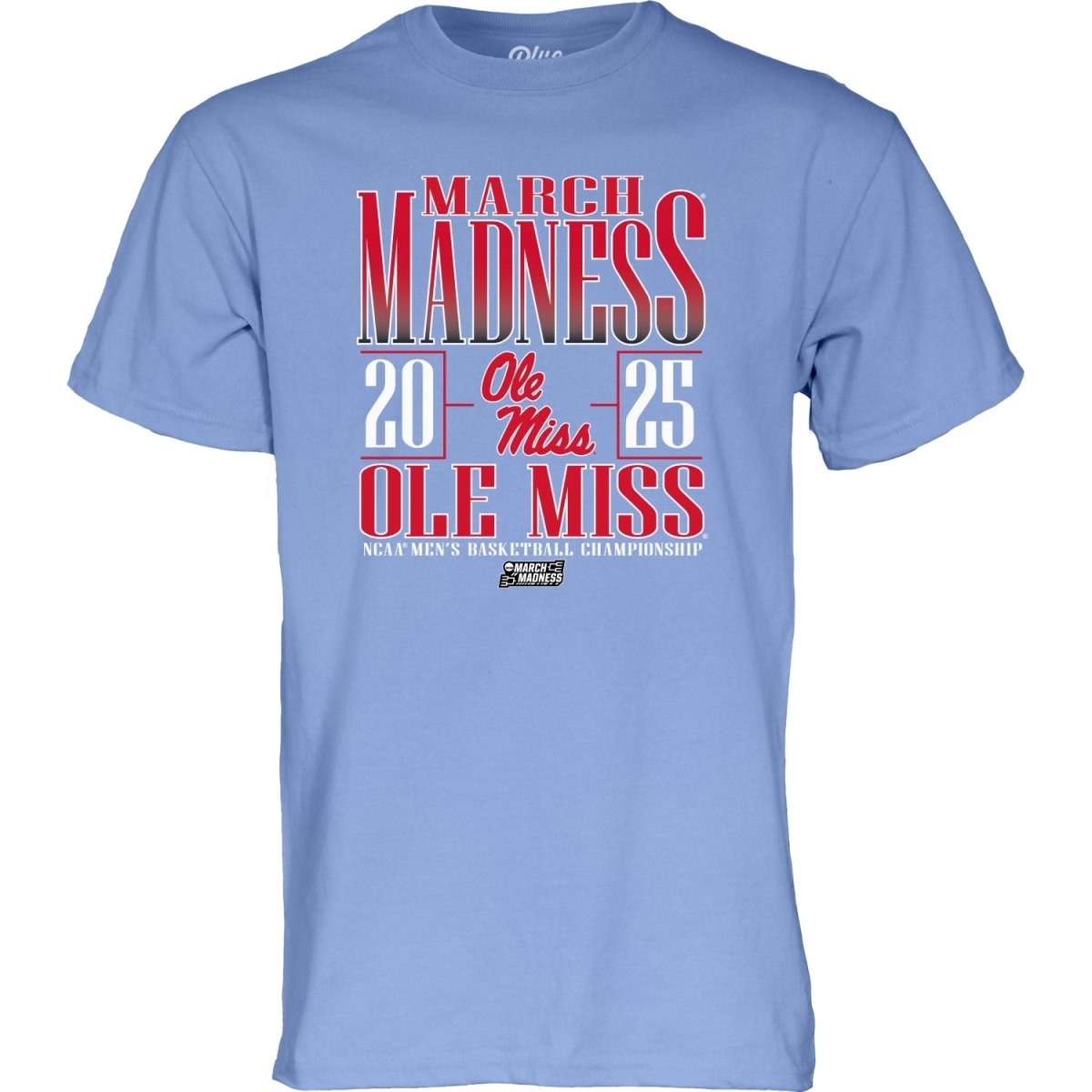 Ole Miss Rebels March Madness 2025 T-Shirt - Shop B - Unlimited - men tee