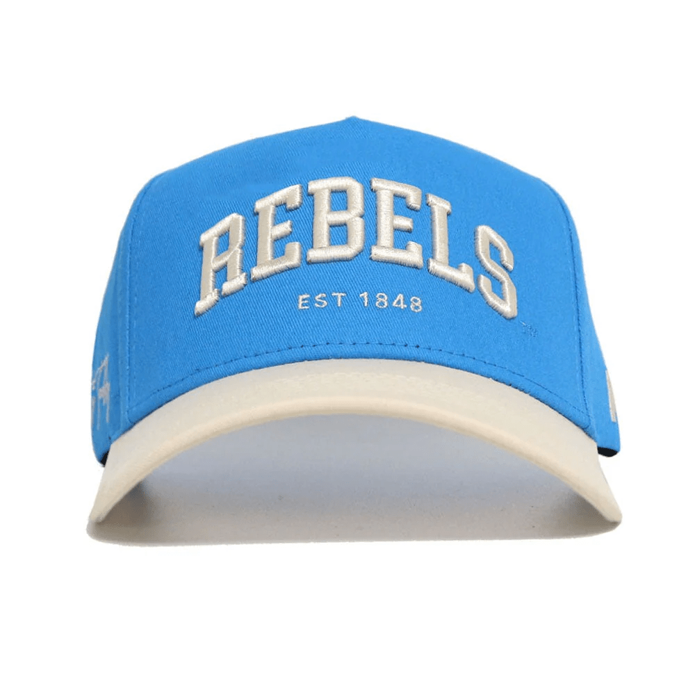 Ole Miss Rebels Powder Blue No Rivals Established Hat - Shop B - Unlimited - caps adjustable