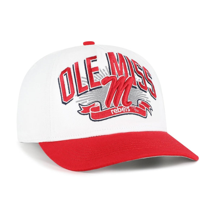 Ole Miss Rebels White Prime Play 47 Brand Hitch Hat - Shop B - Unlimited -
