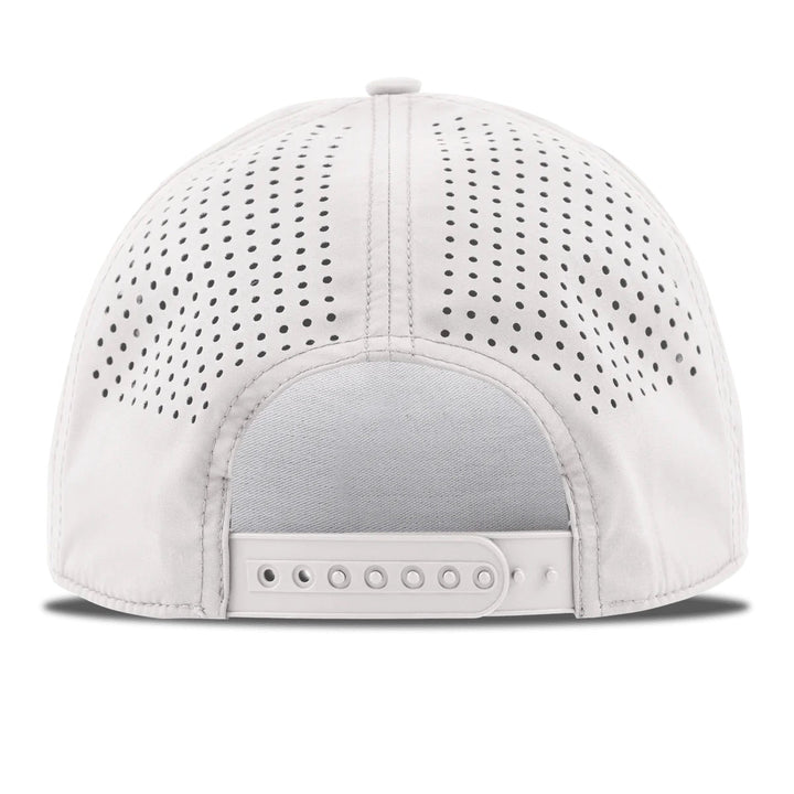 Ole Miss Red Script Branded Bills Curved 5 Panel Rope Hat - Shop B - Unlimited -