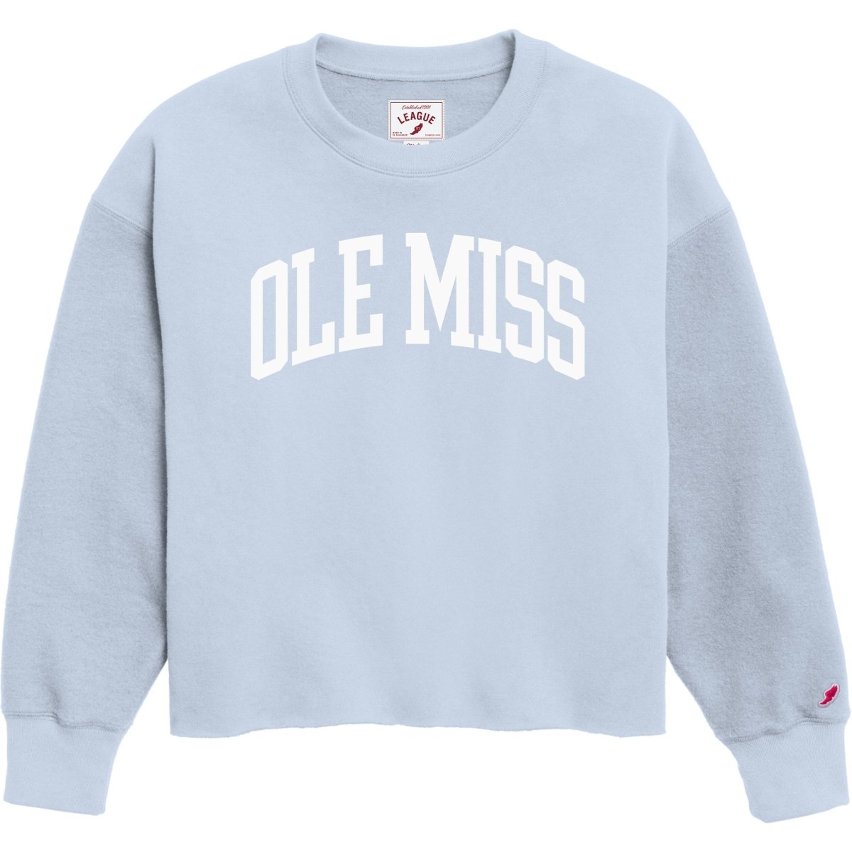 Ole Miss Reverse Fleece Oversized Midi Pullover - Shop B - Unlimited -