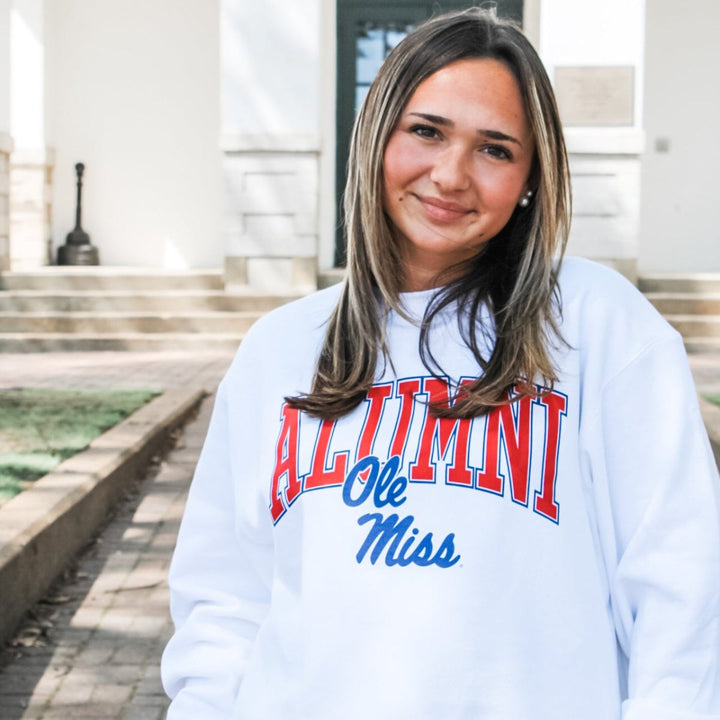 Ole Miss Script Classic Alumni Sweatshirt - Shop B - Unlimited - men fleece