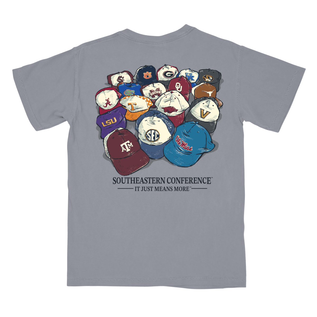 Ole Miss SEC Baseball Caps T-Shirt - Shop B - Unlimited -