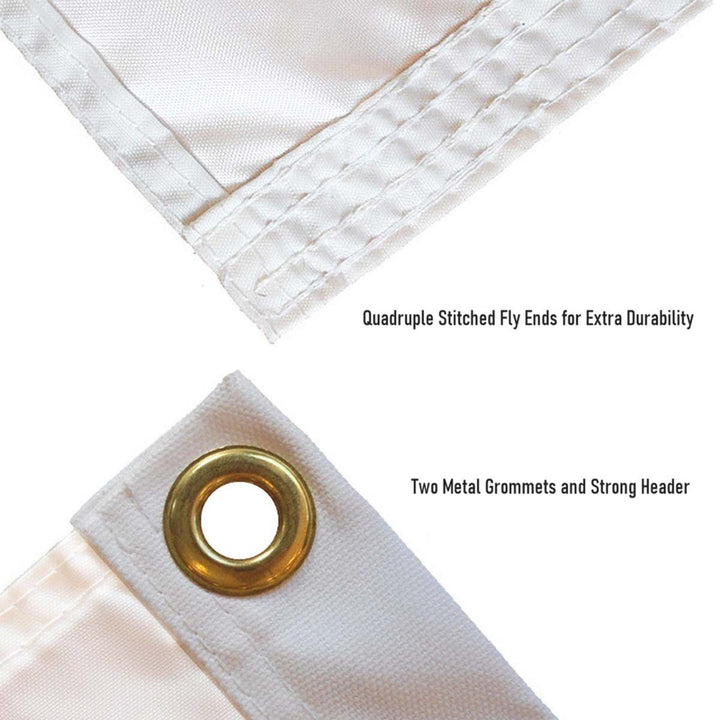 Ole Miss White M Logo Flag - Shop B - Unlimited -