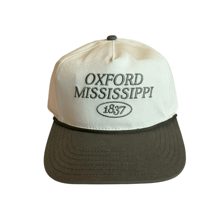Oxford, Mississippi 1837 Rope Hat - Shop B - Unlimited - caps adjustable