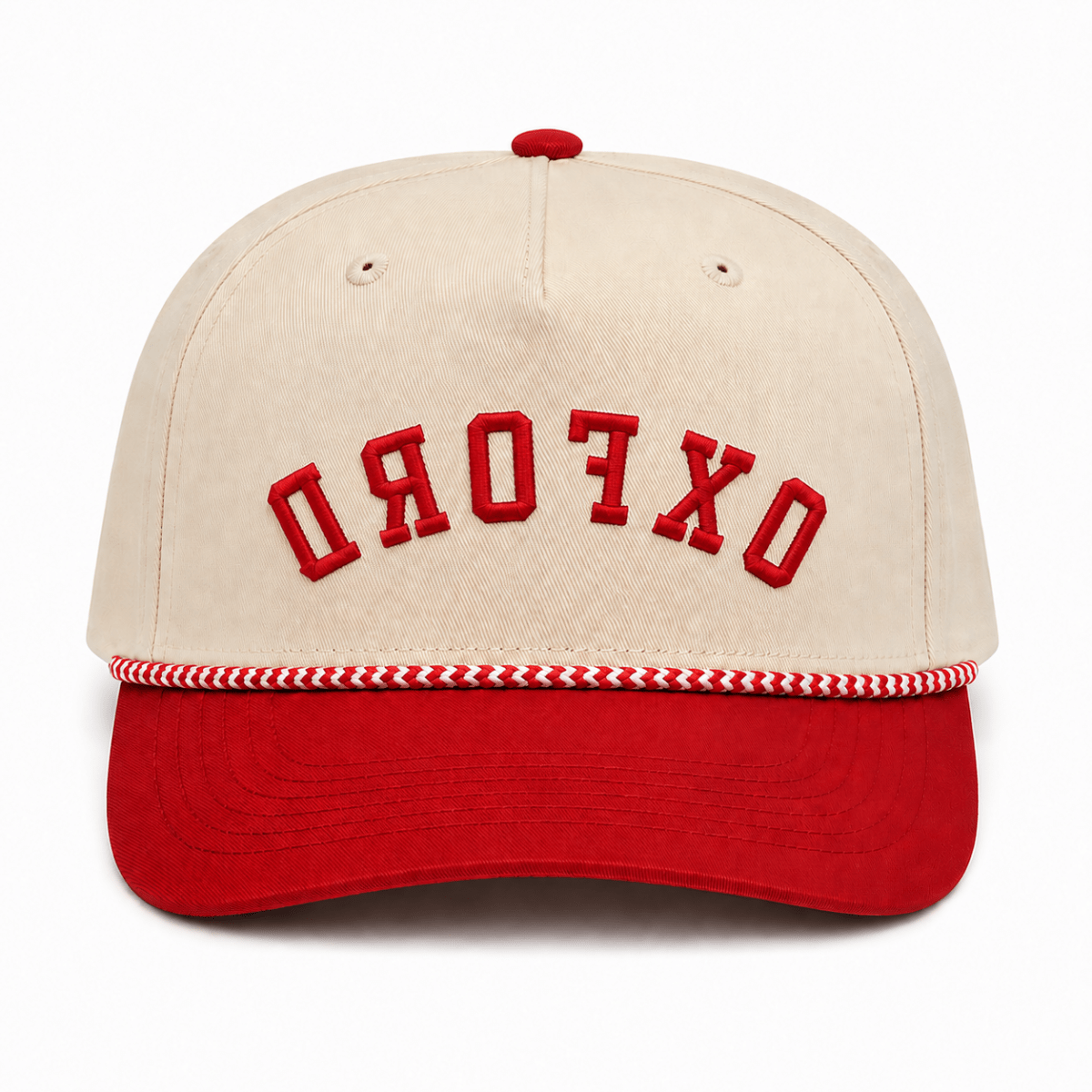 Oxford, Mississippi Arched Script Rope Hat - Game Day Apparel - caps adjustable
