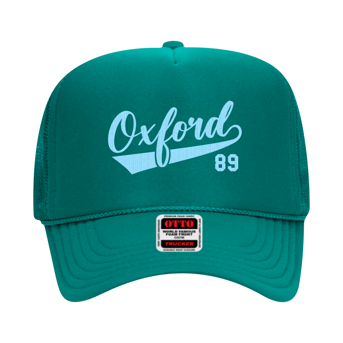 Oxford Summer Embroidered Trucker Hat - Shop B - Unlimited - caps adjustable