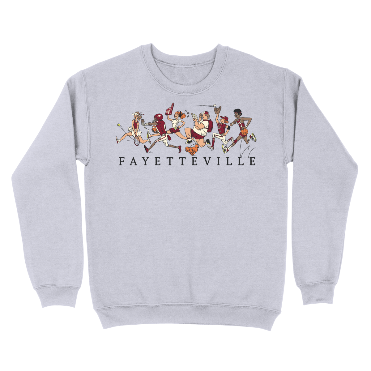 Run Fayetteville Run Crewneck Sweatshirt - Shop B - Unlimited -