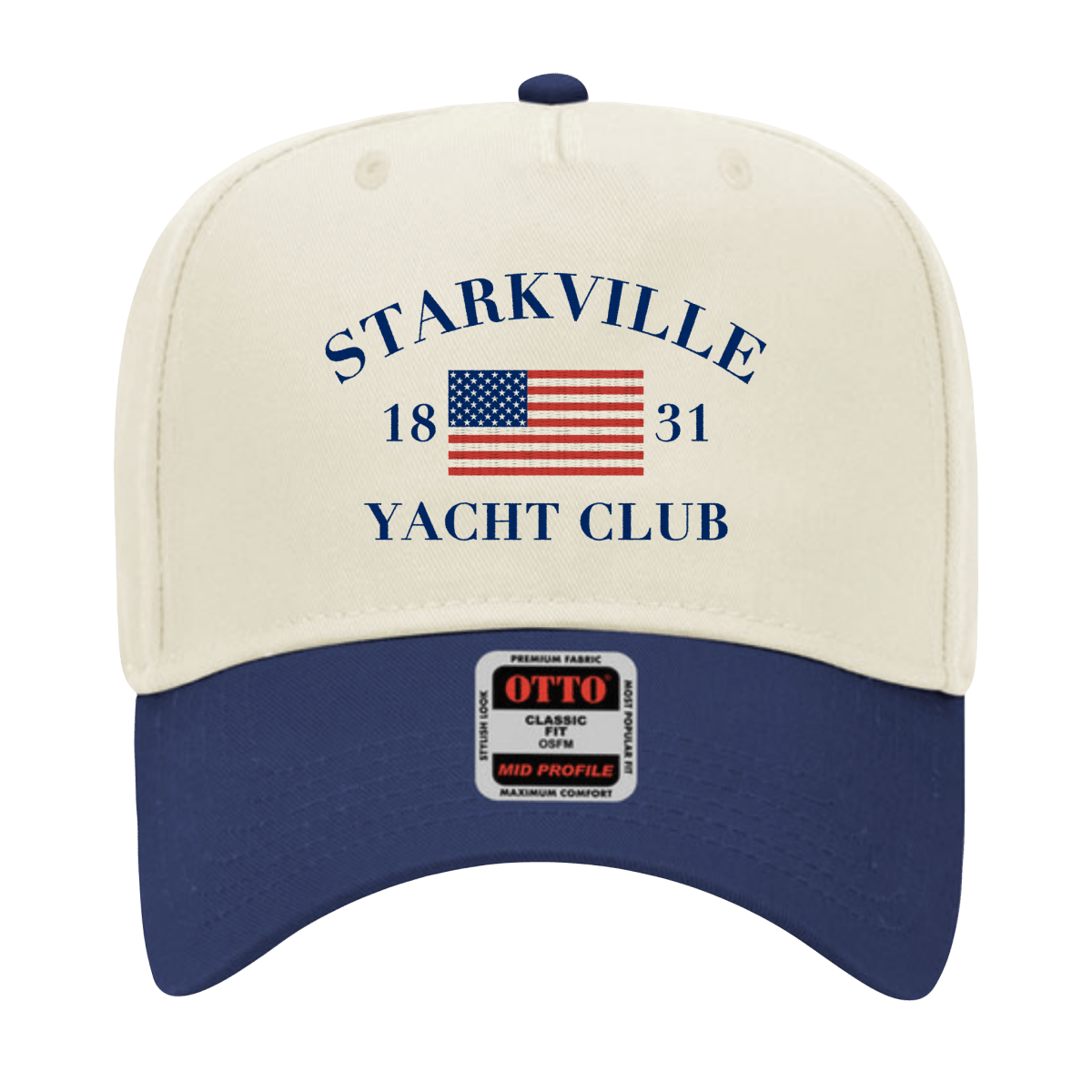 Starkville Embroidered Flag Hat - Shop B - Unlimited - caps adjustable