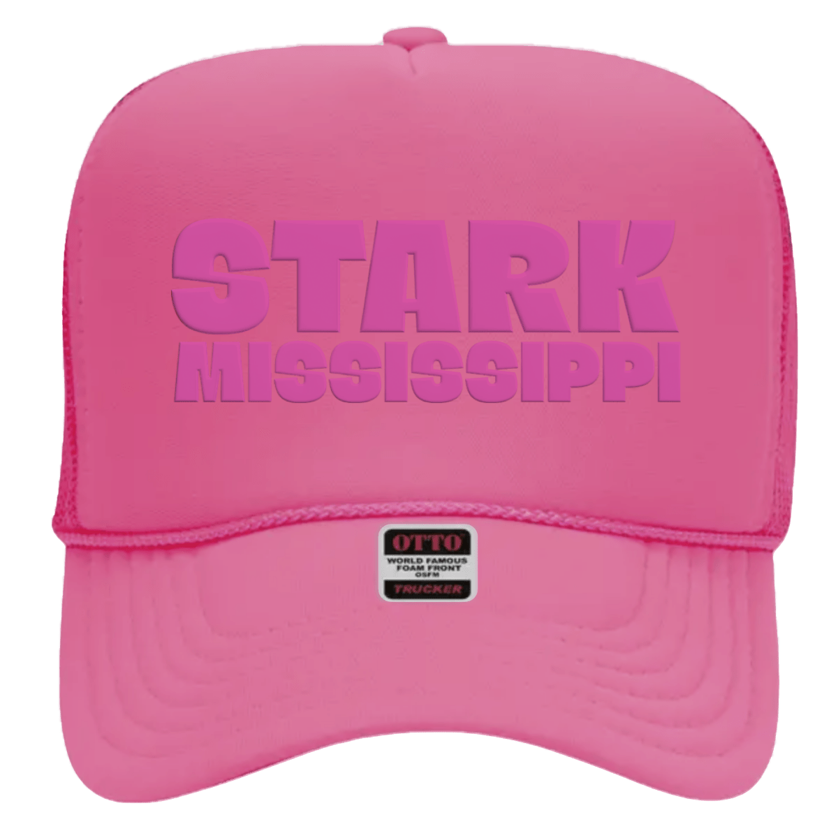 Starkville Monochrome Puff Ink Trucker Hat - Shop B - Unlimited - caps adjustable
