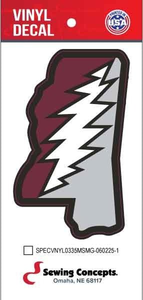 Starkville Steal Your State Decal - Shop B - Unlimited -