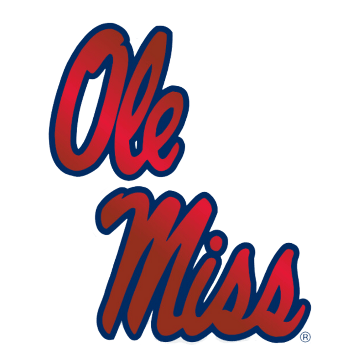 University of Mississippi Helmet Script Decal - Shop B - Unlimited - novelty sticker