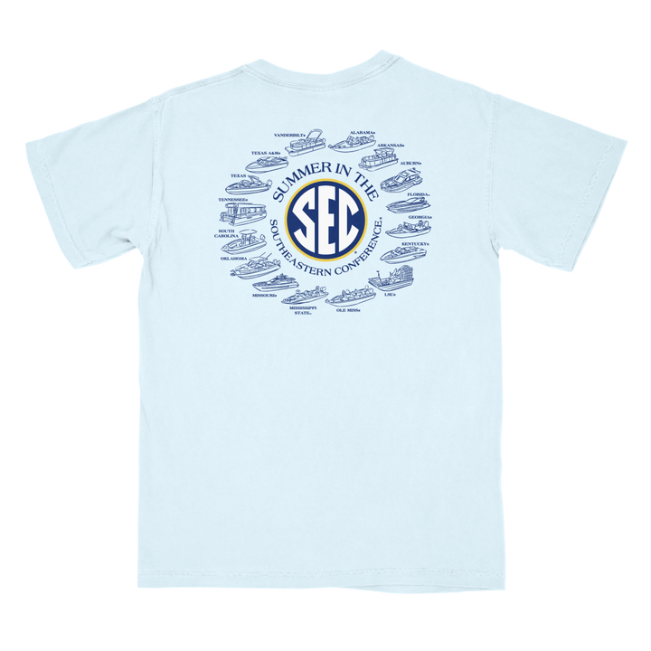 University of Mississippi SEC Summer Boats T-Shirt - Shop B - Unlimited - men tee