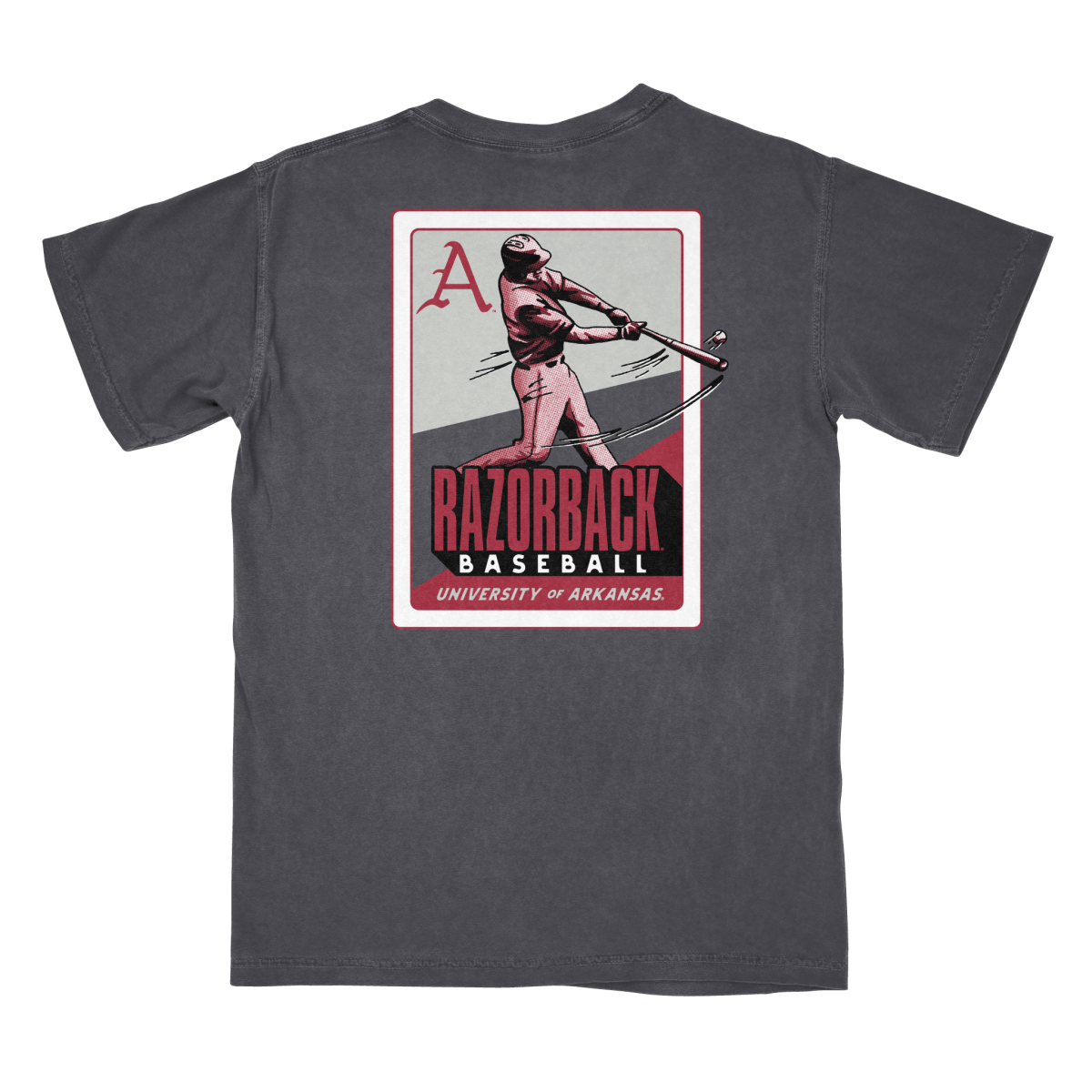 Arkansas Baseball Card Pocket T-Shirt - Shop B-Unlimited