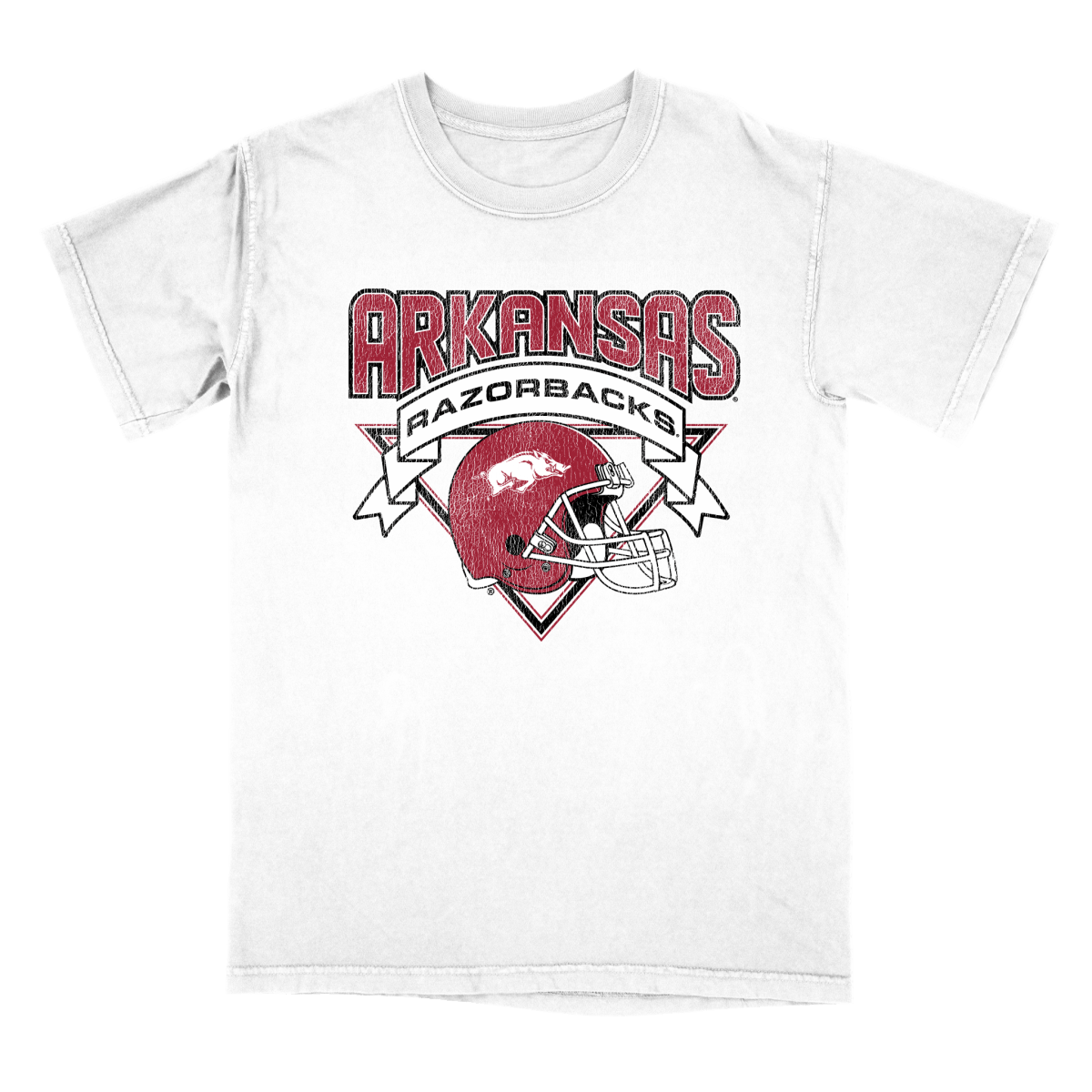 Arkansas Vintage Football Helmet Tee Shop.B Unlimited