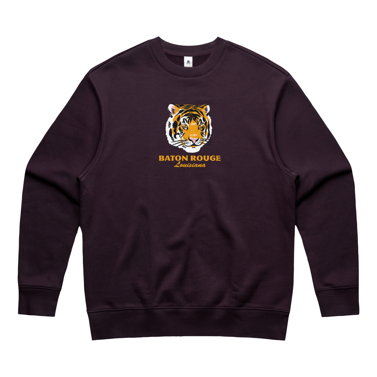 Baton Rouge Embroidered Mascot Sweatshirt Shop.B Unlimited